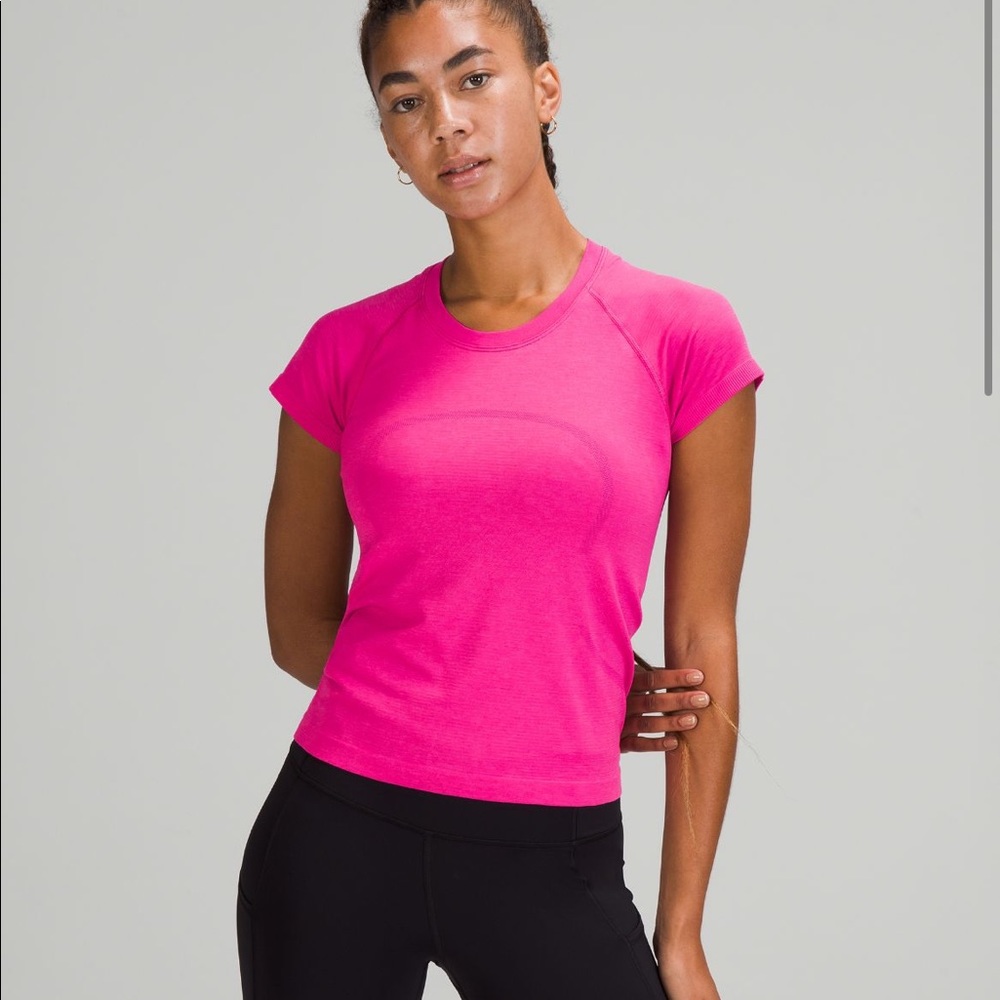 Lululemon Pink Swiftly Tech Race Length - Sz 10